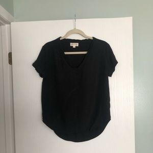 Anthropologie Black T Shirt